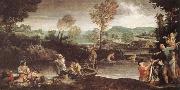 Annibale Carracci The Fishing France oil painting artist